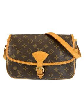 Louis Vuitton Monogram Solonge Shoulder Bag Pochette Brown Leather